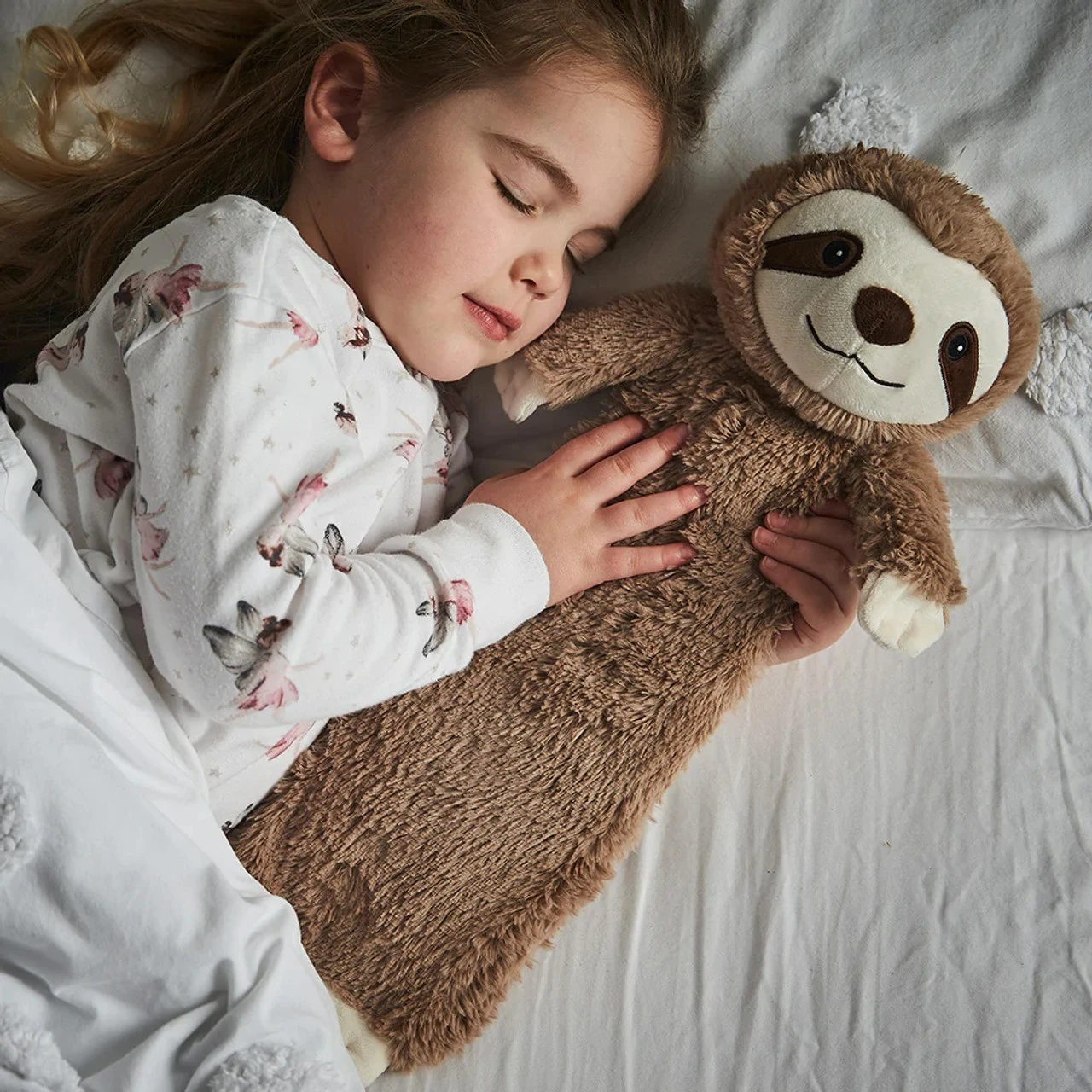 Warmies 3D Novelty Brown Sloth Midi Hot Water Bottle 3 Warmies 3D Novelty Brown Sloth Midi Hot Water Bottle - Image 3