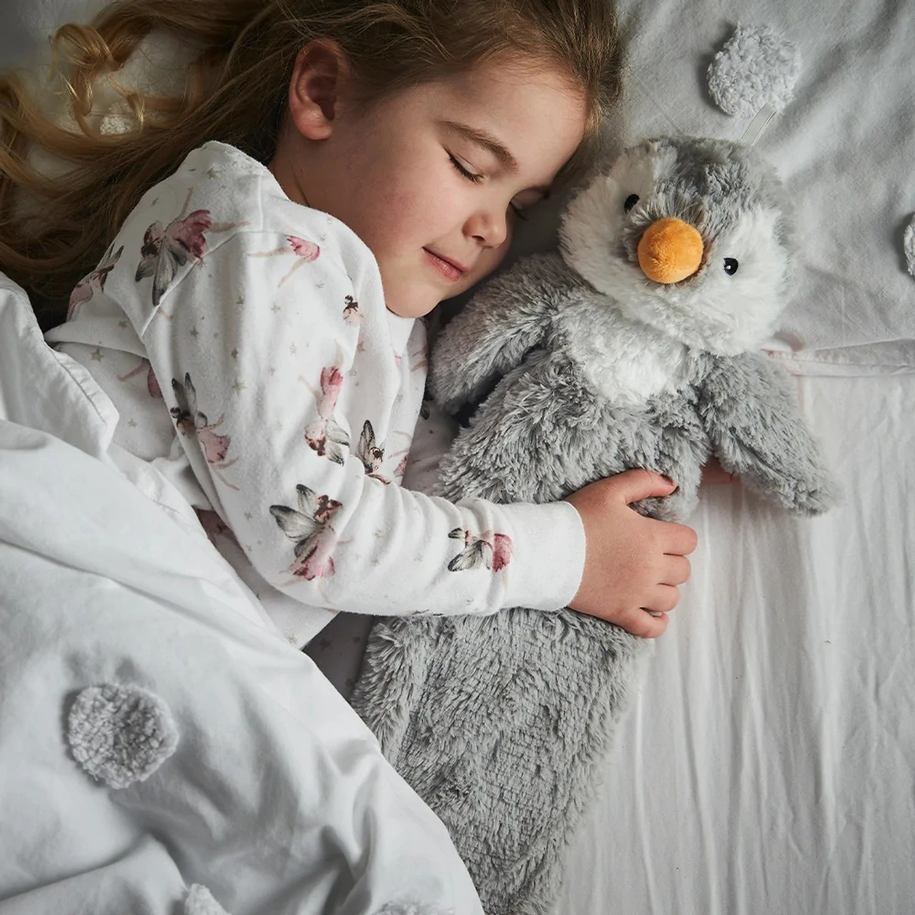 Warmies 3D Novelty Grey Penguin Midi Hot Water Bottle 3 Warmies 3D Novelty Grey Penguin Midi Hot Water Bottle - Image 3