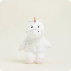 White Unicorn Warmies Junior -Warmies CPJ UNI 2 White Unicorn Junior 01 Crop
