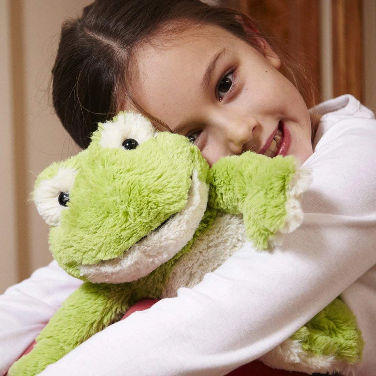Warmies Frog Cozy Plush Microwavable Toy 7 Warmies Frog Cozy Plush Microwavable Toy - Image 7