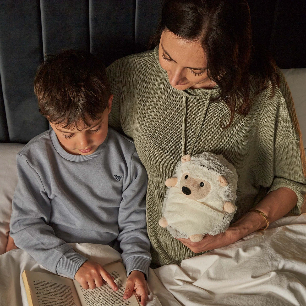 Warmies Beige Hedgehog Cozy Plush Microwavable Toy 3 Warmies Beige Hedgehog Cozy Plush Microwavable Toy - Image 3