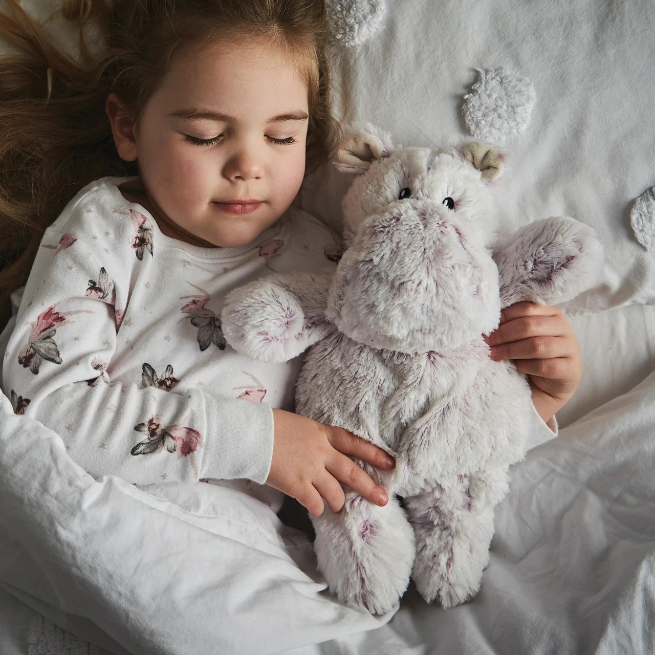 Warmies Hippo Cozy Plush Microwavable Toy 6 Warmies Hippo Cozy Plush Microwavable Toy - Image 6