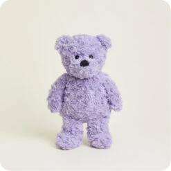 Purple Curly Bear Warmies 13 Purple Curly Bear Warmies -Warmies Purple Bear2098