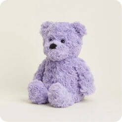 Purple Curly Bear Warmies 10 Purple Curly Bear Warmies -Warmies Purple Bear2102