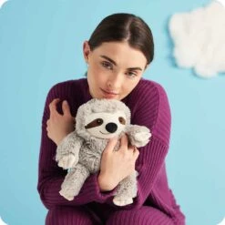 Gray Sloth Warmies 15 Gray Sloth Warmies -Warmies Warmies Lifestyle Q4 2023 26726 Retouch