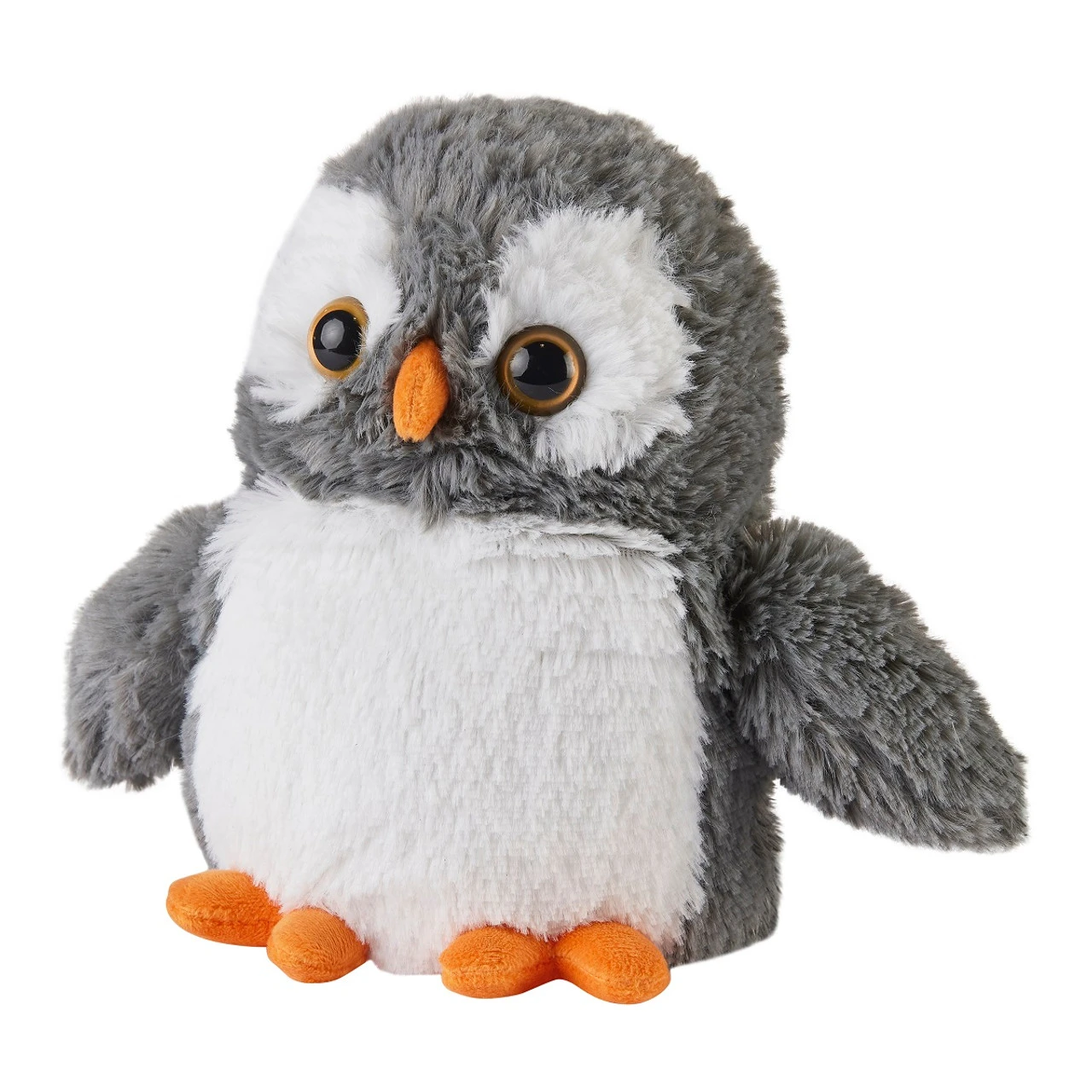 Warmies Grey Owl Cozy Plush Microwavable Toy 9 Warmies Grey Owl Cozy Plush Microwavable Toy - Image 9