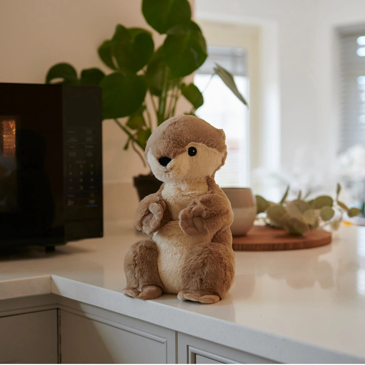 Warmies Otter Cozy Plush Microwavable Toy 8 Warmies Otter Cozy Plush Microwavable Toy - Image 8