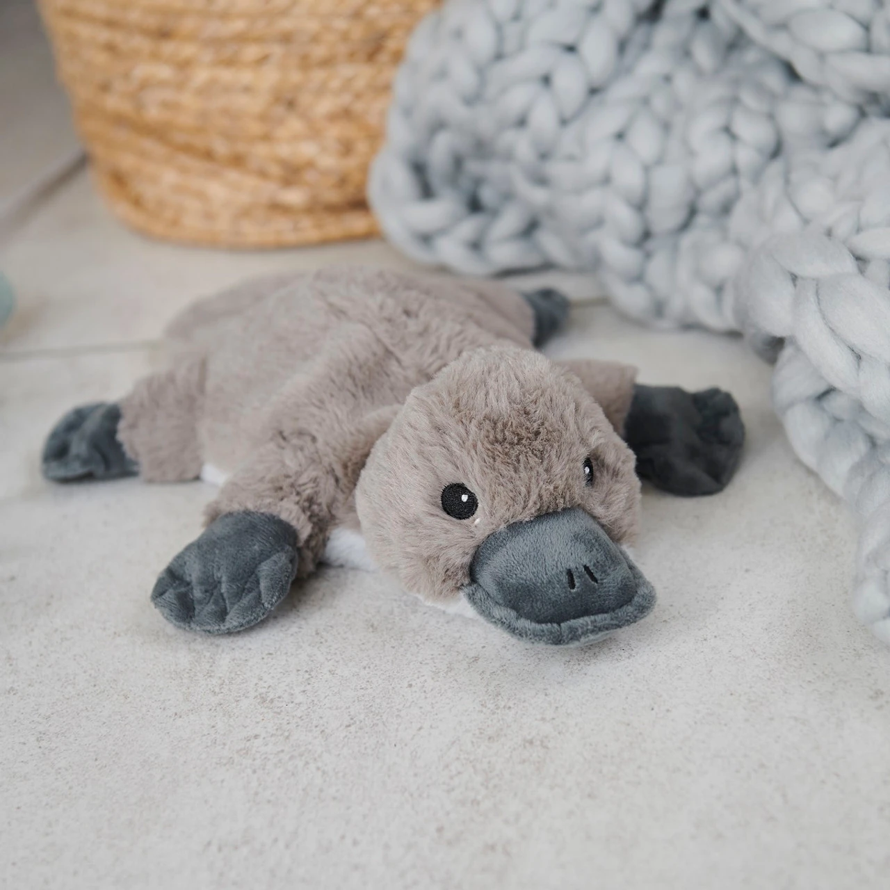 Warmies Platypus Cozy Plush Microwavable Toy 3 Warmies Platypus Cozy Plush Microwavable Toy - Image 3