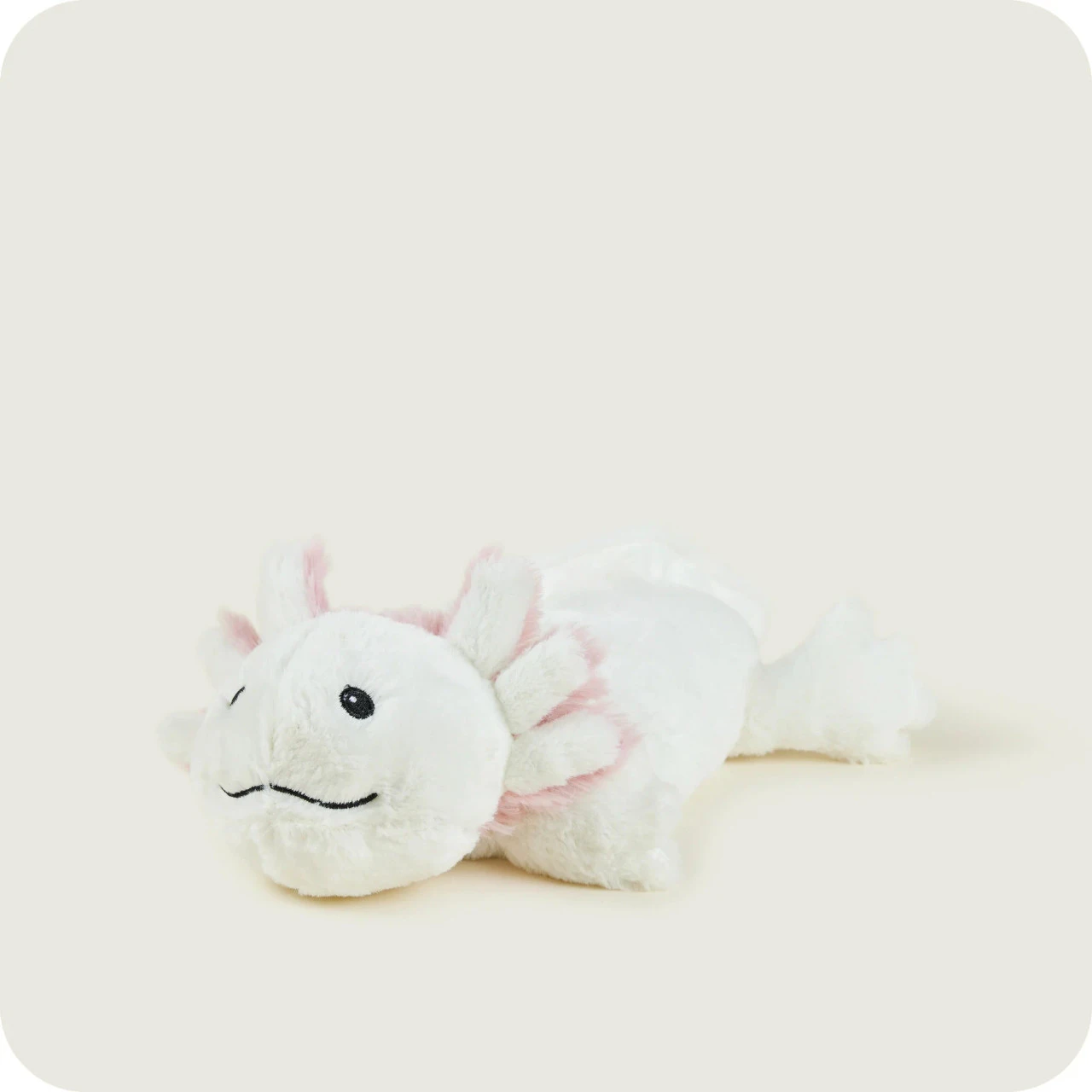 Warmies White Axoloti Cozy Plush Microwavable Toy 1 Warmies White Axoloti Cozy Plush Microwavable Toy