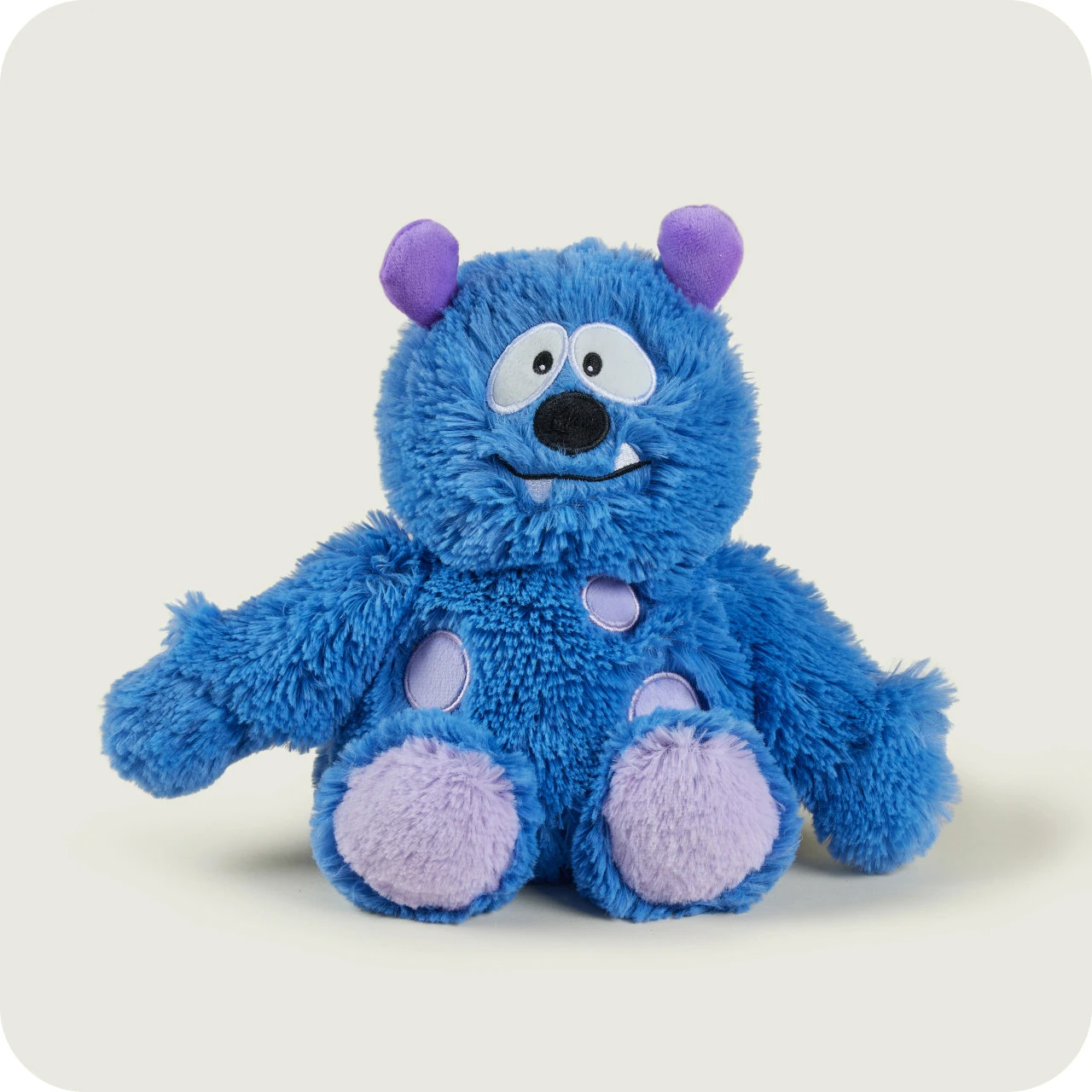 Warmies Blue Monster Cozy Plush Microwavable Toy 1 Warmies Blue Monster Cozy Plush Microwavable Toy