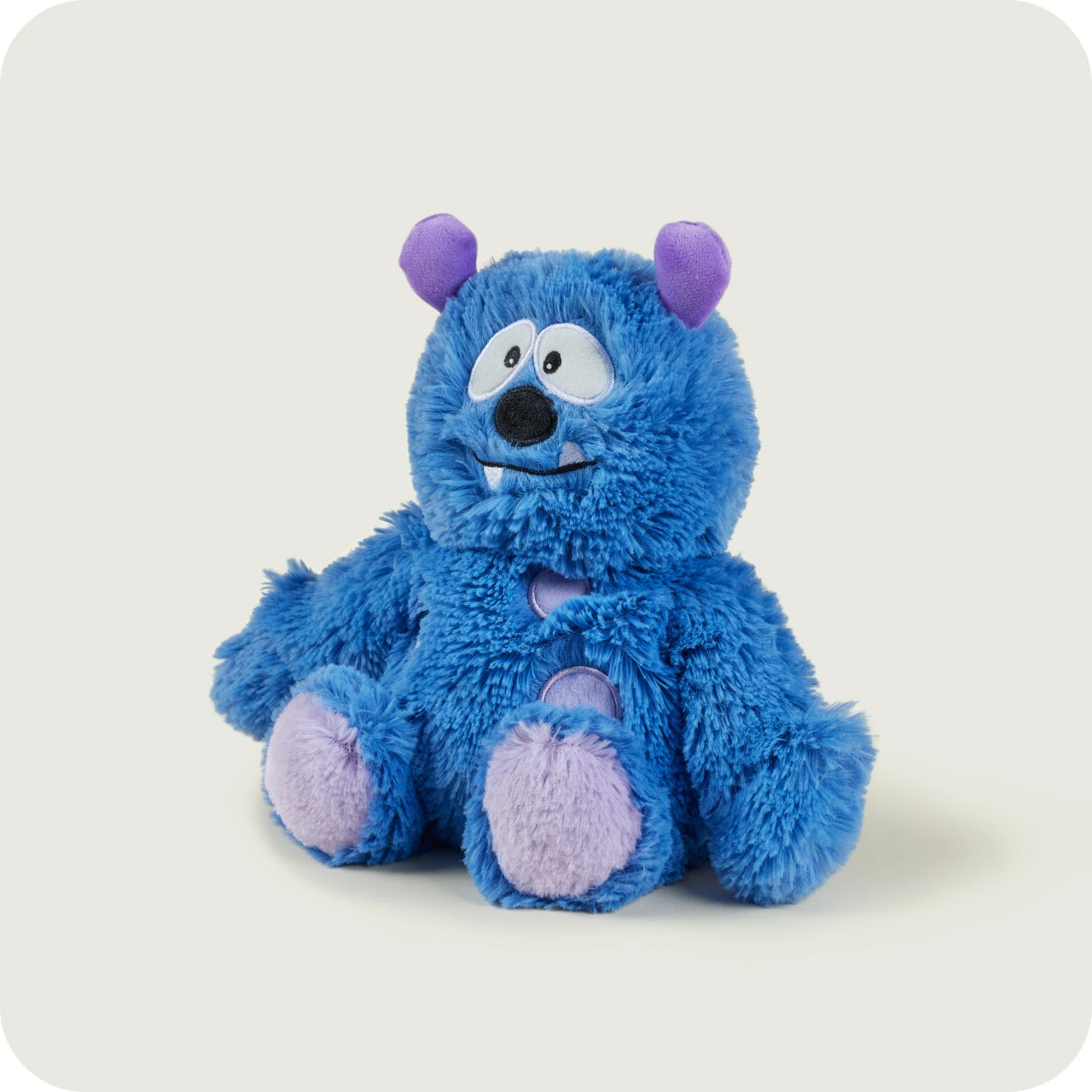Warmies Blue Monster Cozy Plush Microwavable Toy 6 Warmies Blue Monster Cozy Plush Microwavable Toy - Image 6