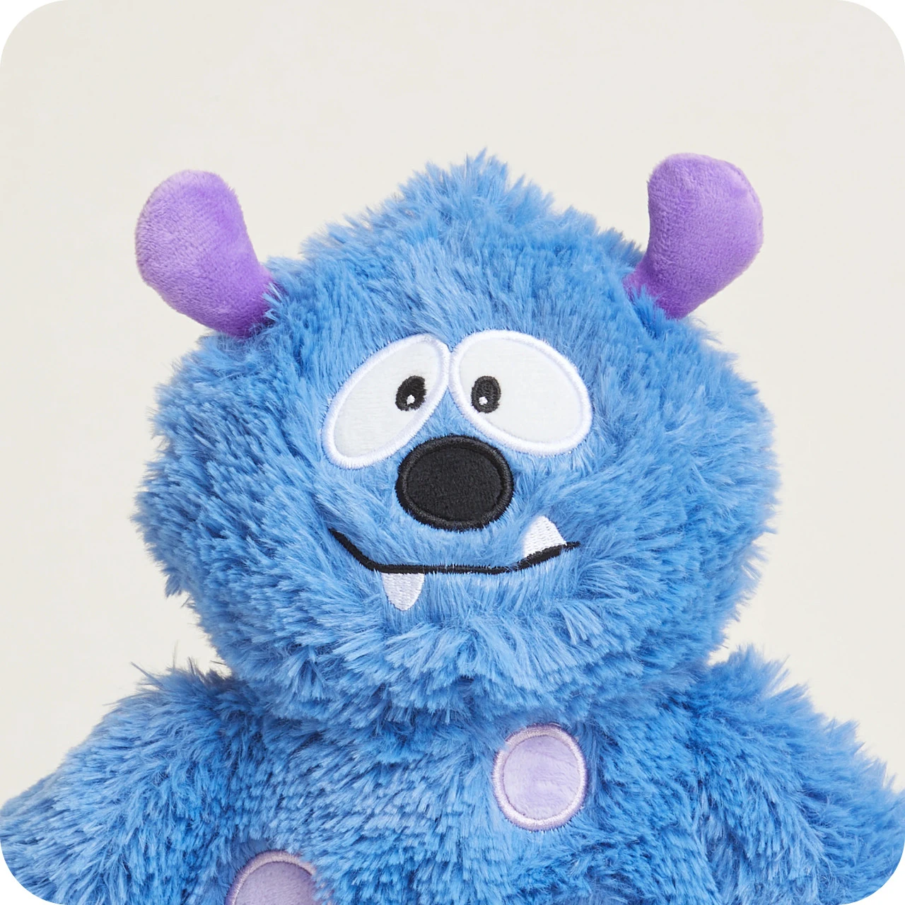 Warmies Blue Monster Cozy Plush Microwavable Toy 2 Warmies Blue Monster Cozy Plush Microwavable Toy - Image 2
