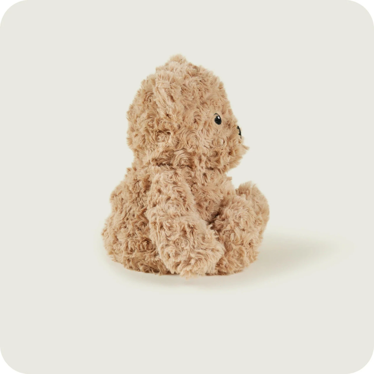 Warmies Brown Curly Bear Cozy Plush Microwavable Toy 6 Warmies Brown Curly Bear Cozy Plush Microwavable Toy - Image 6