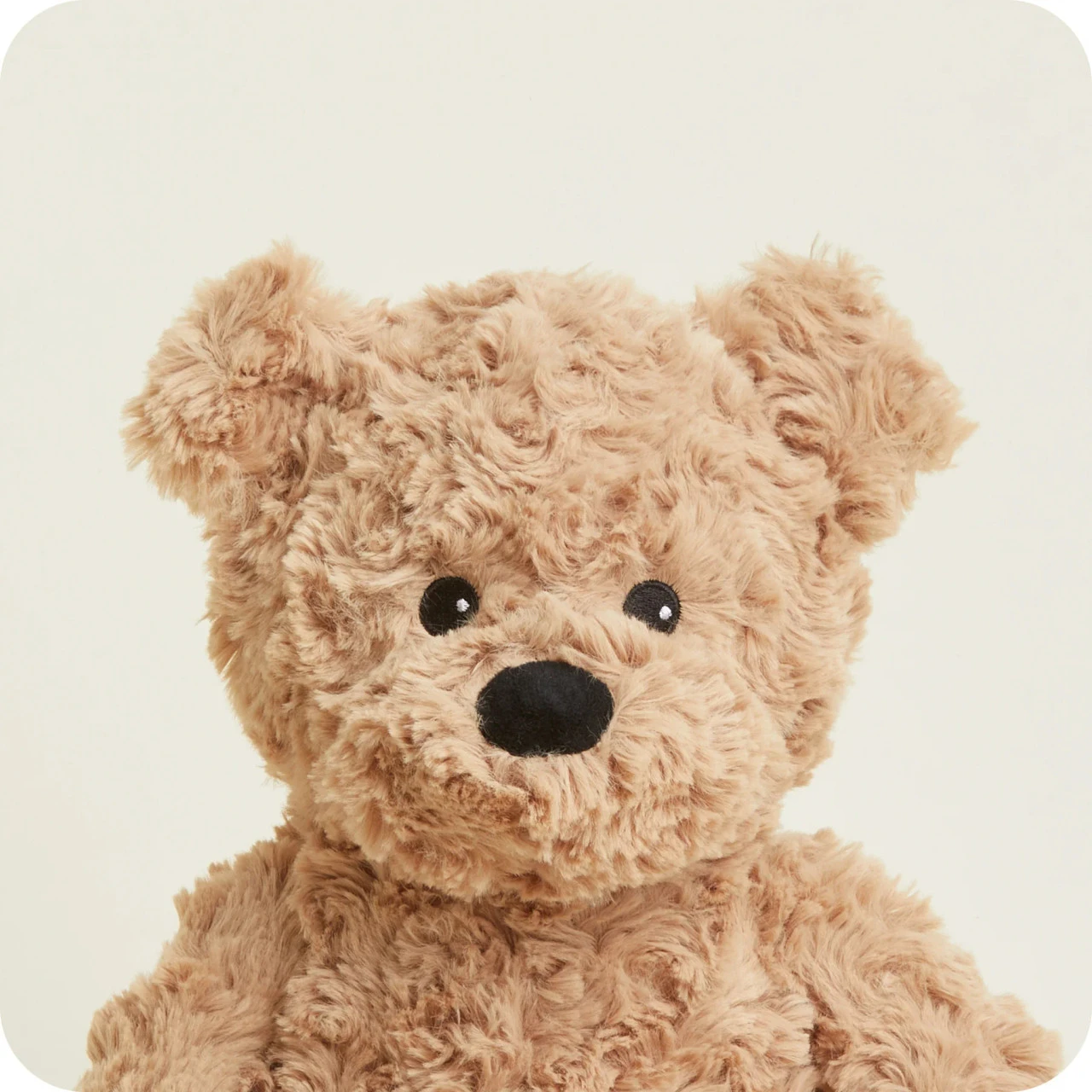 Warmies Brown Curly Bear Cozy Plush Microwavable Toy 2 Warmies Brown Curly Bear Cozy Plush Microwavable Toy - Image 2