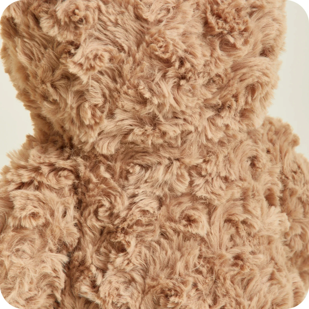 Warmies Brown Curly Bear Cozy Plush Microwavable Toy 7 Warmies Brown Curly Bear Cozy Plush Microwavable Toy - Image 7