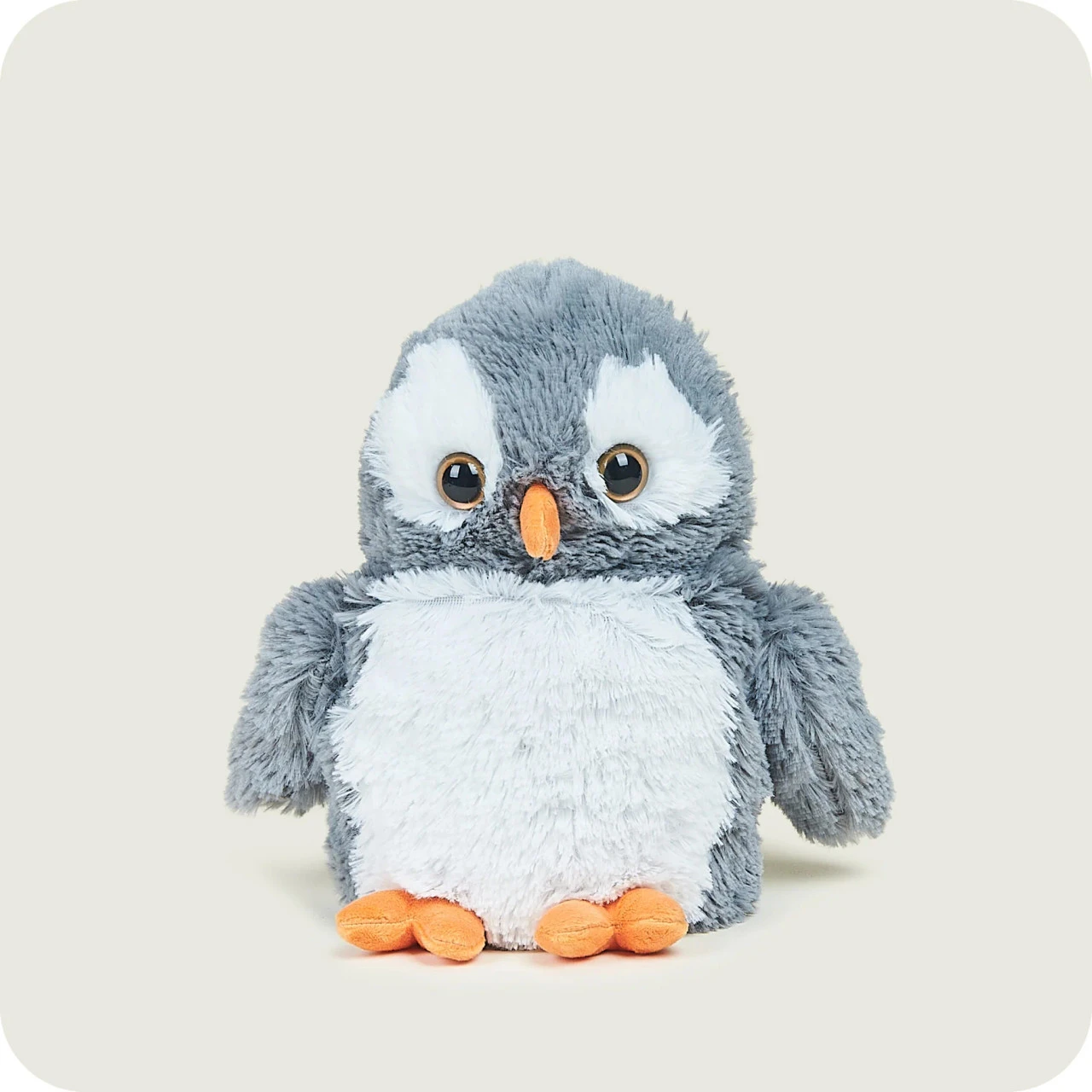 Warmies Grey Owl Cozy Plush Microwavable Toy 4 Warmies Grey Owl Cozy Plush Microwavable Toy - Image 4
