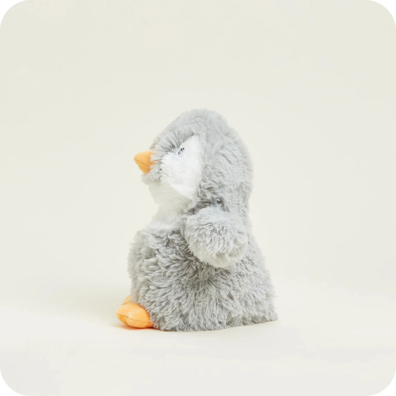 Warmies Grey Penguin Cozy Plush Microwavable Toy 5 Warmies Grey Penguin Cozy Plush Microwavable Toy - Image 5