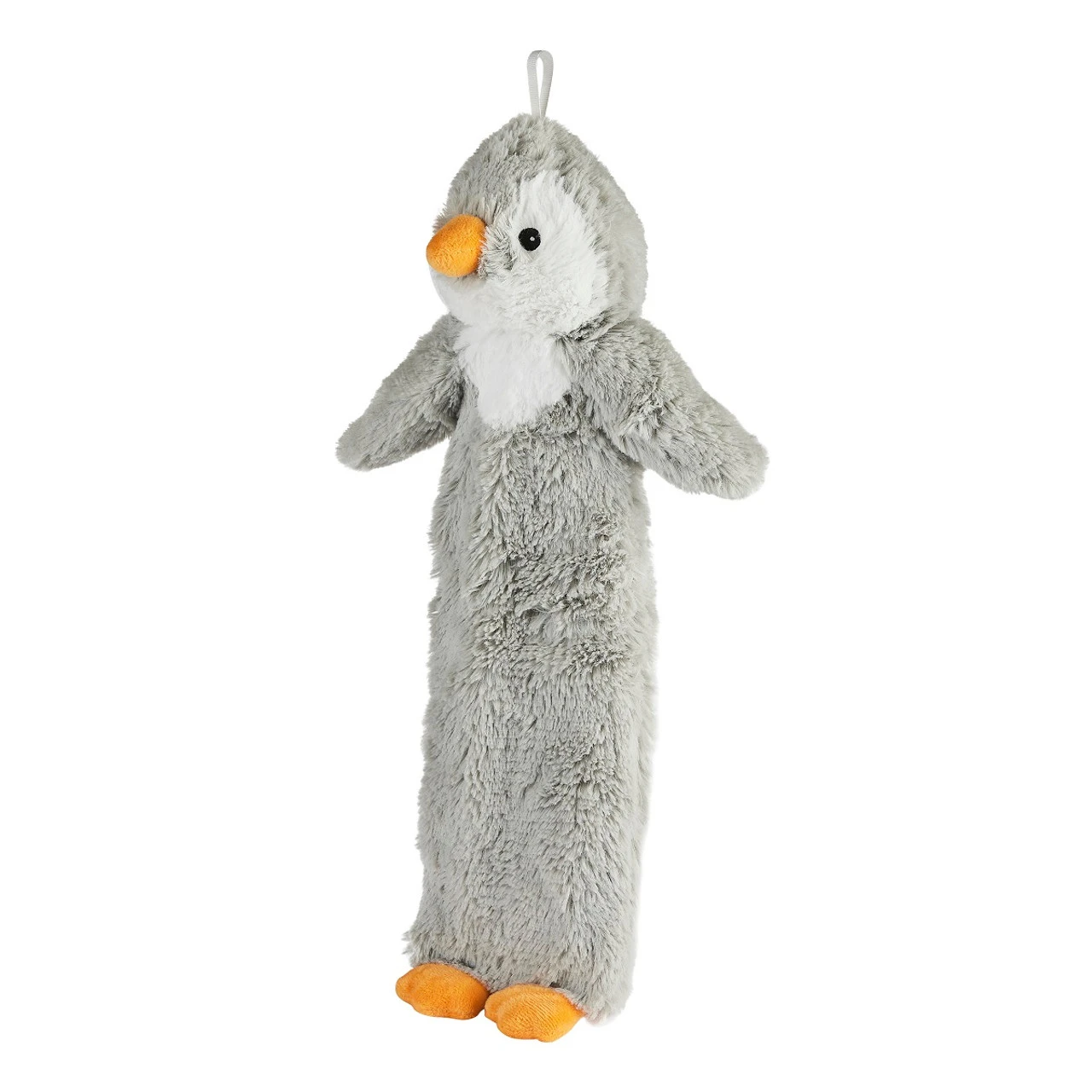 Warmies 3D Novelty Grey Penguin Midi Hot Water Bottle 6 Warmies 3D Novelty Grey Penguin Midi Hot Water Bottle - Image 6