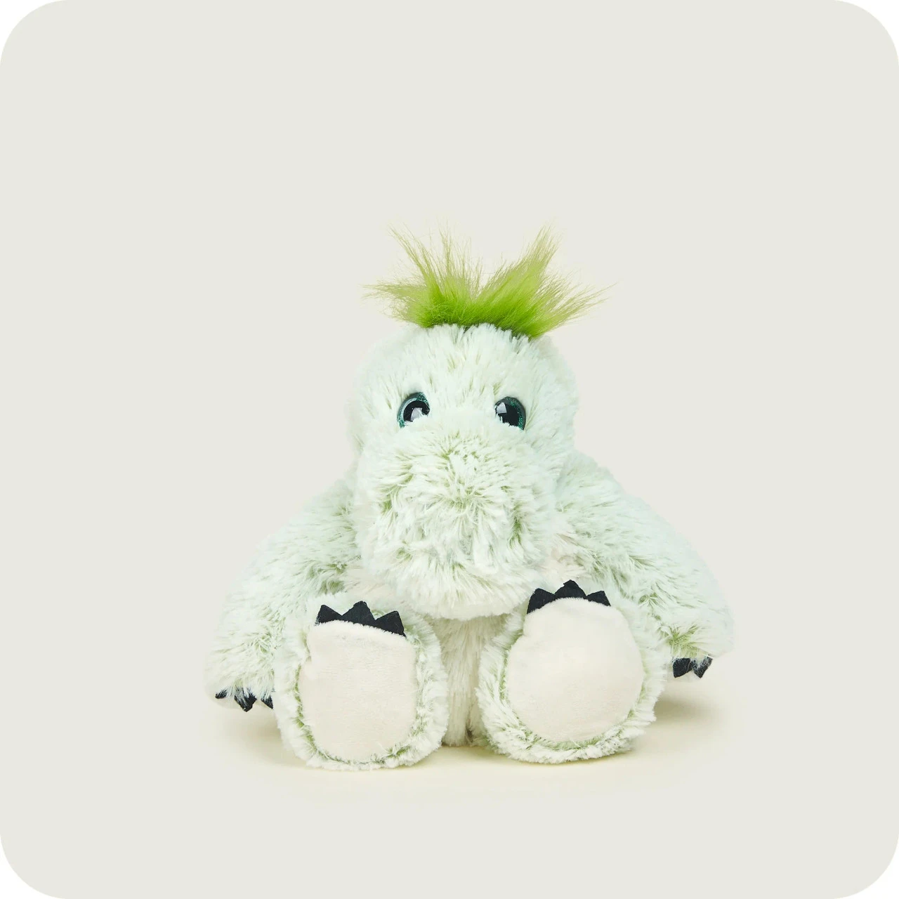 Warmies Marshmallow Dinosaur Cozy Plush Microwavable Toy 3 Warmies Marshmallow Dinosaur Cozy Plush Microwavable Toy - Image 3