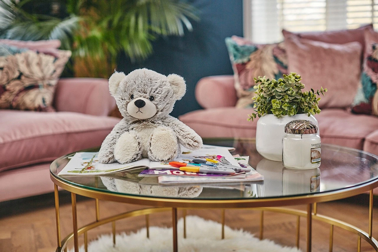 Warmies Beige Bear Cozy Plush Microwavable Toy 10 Warmies Beige Bear Cozy Plush Microwavable Toy - Image 10