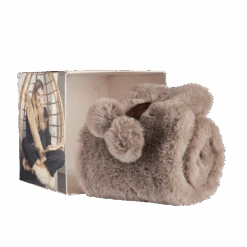 Warmies Mocha Faux Fur Long Hot Water Bottle