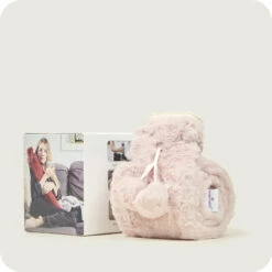 Warmies Blush Rose Faux Fur Long Hot Water Bottle -Warmies Warmies RolledBlushPinkFurLongHotWaterBottle2 1800x1800 50238.1693402120
