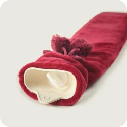 Warmies Cranberry Fleece Long Hot Water Bottle