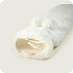 Warmies Vanilla Faux Fur Cover Long Hot Water Bottle