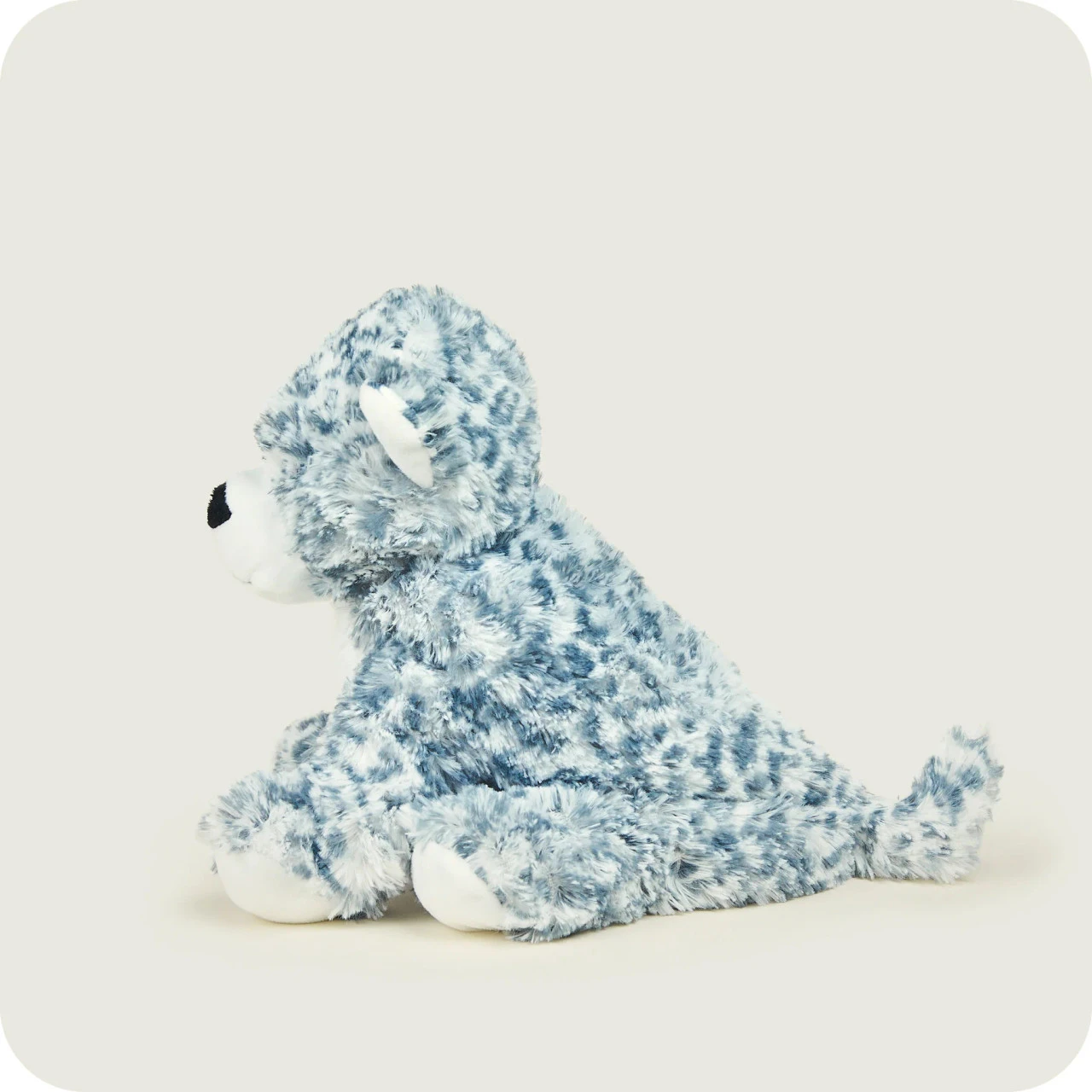 Warmies Snow Leopard Cozy Plush Microwavable Toy 7 Warmies Snow Leopard Cozy Plush Microwavable Toy - Image 7