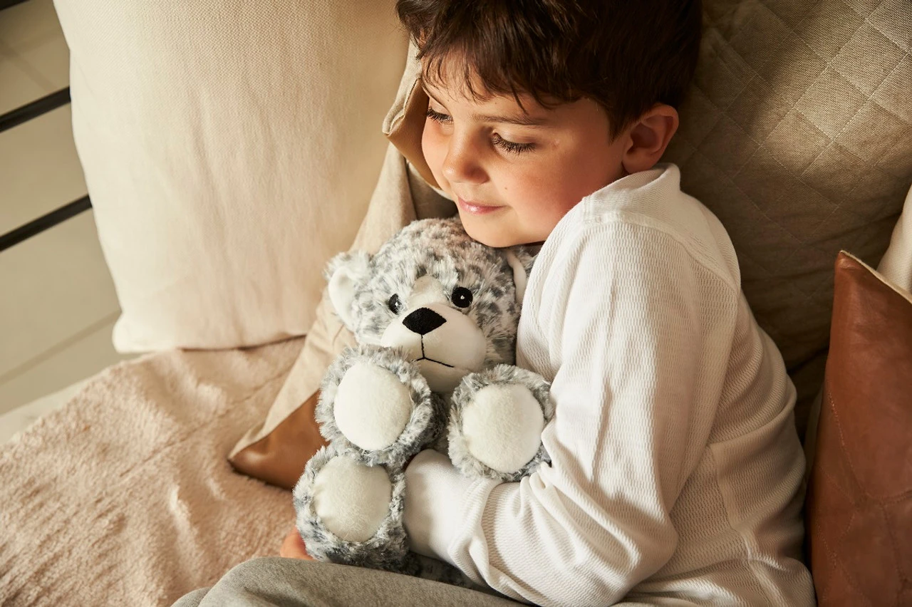 Warmies Snow Leopard Cozy Plush Microwavable Toy 4 Warmies Snow Leopard Cozy Plush Microwavable Toy - Image 4