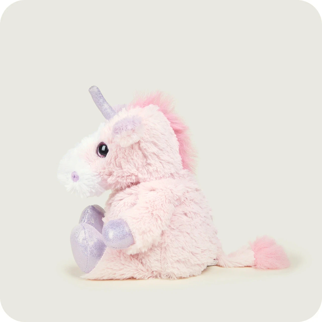 Warmies Sparkly Pink Unicorn Cozy Plush Microwavable Toy 4 Warmies Sparkly Pink Unicorn Cozy Plush Microwavable Toy - Image 4