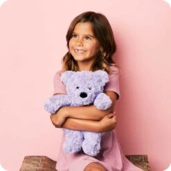 Purple Curly Bear Warmies 15 Purple Curly Bear Warmies -Warmies Warmies USA 202354