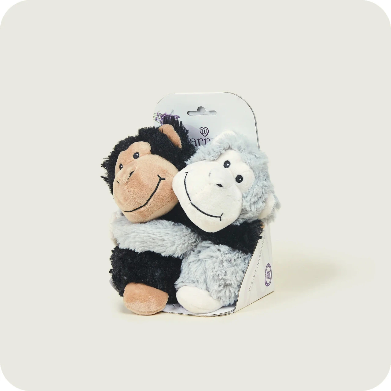 Warmies Warm Hugs Monkeys 9" Microwavable Toys 8 Warmies Warm Hugs Monkeys 9" Microwavable Toys - Image 8