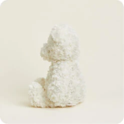 Cream Curly Bear Warmies 11 Cream Curly Bear Warmies -Warmies White Bear 37