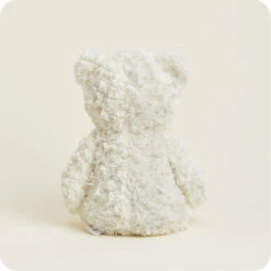 Cream Curly Bear Warmies 12 Cream Curly Bear Warmies -Warmies White Bear 38