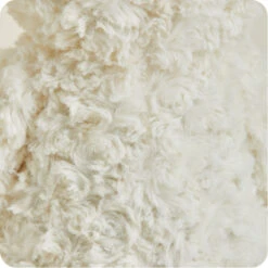 Cream Curly Bear Warmies 14 Cream Curly Bear Warmies -Warmies White Bear 40