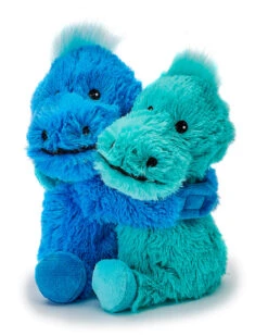 Warmies Warm Hugs Dinosaurs 9" Microwavable Toys -Warmies dinosaurs duos 92245.1564159078